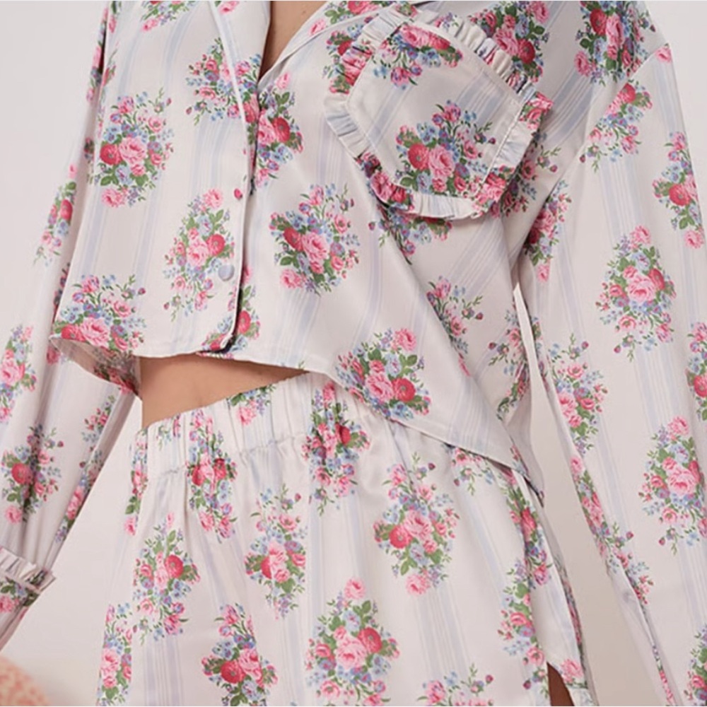 NWT For Love & Lemons Pajama set